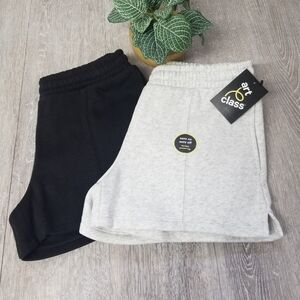 2 Pairs Drawstring waist Shorts